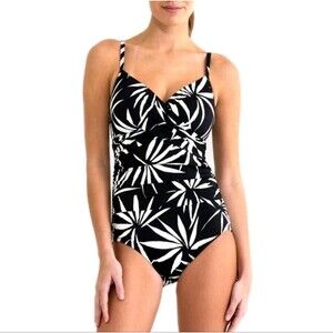 Embrace Your Curves Miracle Brands Women's XL (16-8) Josephine 1pc Swimsuit NWT